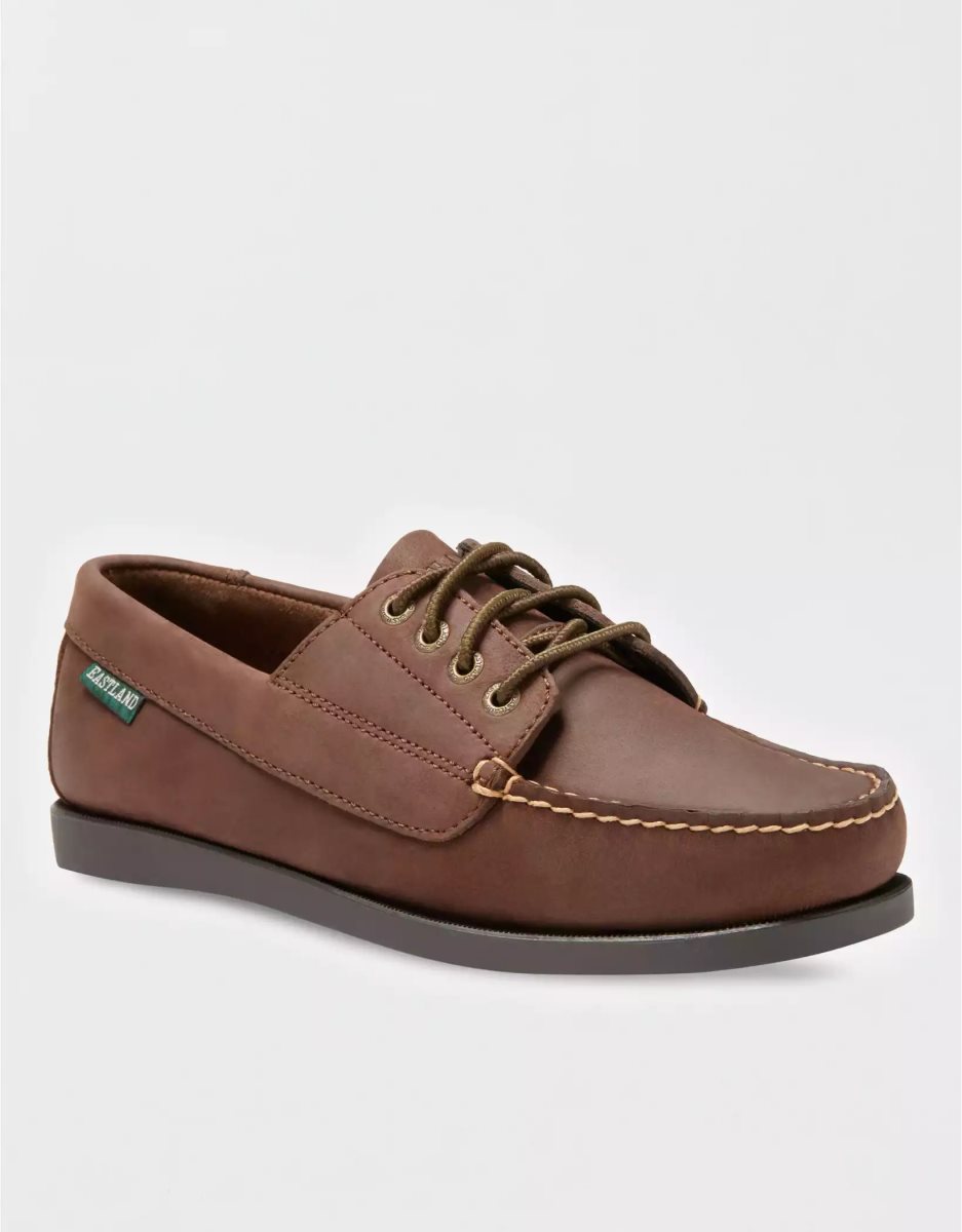 Loafers American Eagle Eastland Falmouth Camp Moc Oxford Marron Femme | MAH-58888995